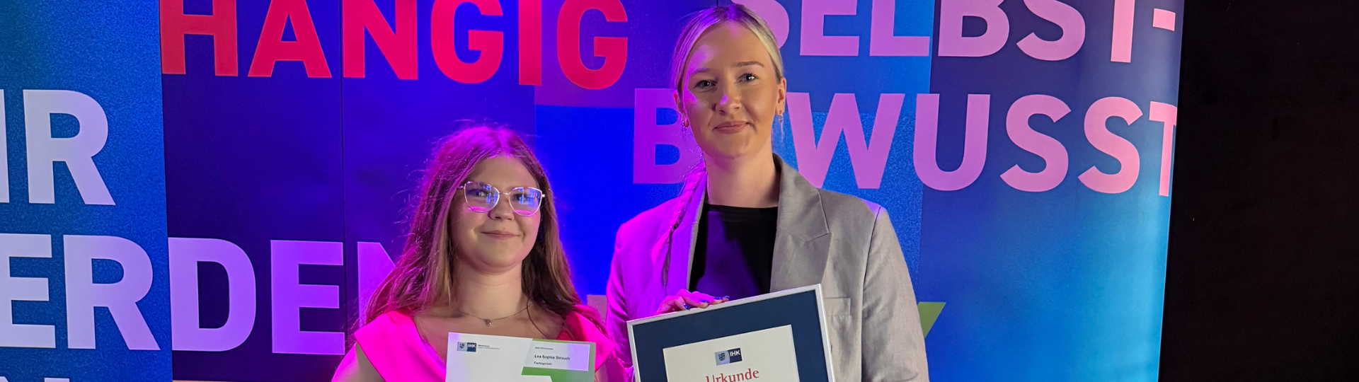 Ehrung Berufsausbildung und Ausbildungsunternehmen