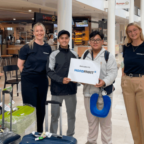 Zwei Azubis aus Vietnam starten bei NORDFROST durch